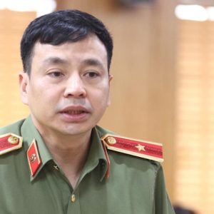 Deputy Director of Center 1, Department of Cyber Security (Department A05) denounces Major General Le Xuan Minh (A05 Deputy Director)