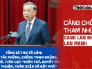 CÀNG CHỐNG THAM NHŨNG CÀNG LAN NHANH, LAN MẠNH