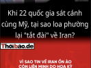 Vì sao tin về Iran ồn ào, còn liên minh do Hoa Kỳ lại lặng im?