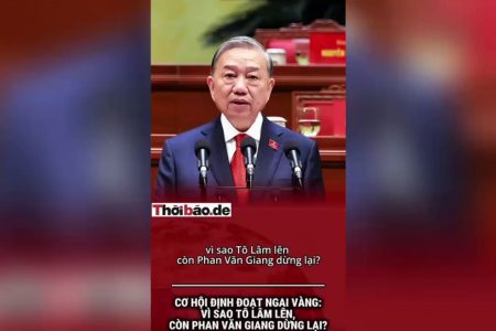 Cơ hội định đoạt ngai vàng: vì sao Tô Lâm lên, còn Phan Văn Giang dừng lại?