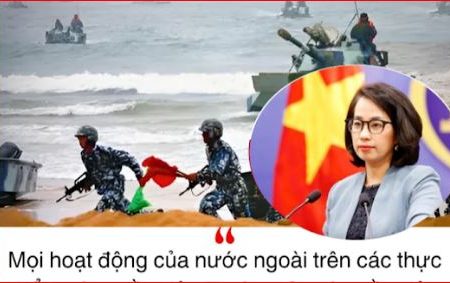 Việt Nam phản đối Đài Loan diễn tập ở đảo Ba Bình.