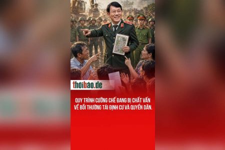 Quy trình cưỡng chế đang bị chất vấn về bồi thường tái định cư và quyền dân.