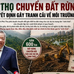 Phú Thọ chuyển đất rừng: Quyết định gây tranh cãi về môi trường.