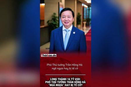 Long Thành 16 tỷ USD: Phó Thủ tướng Trần Hồng Hà “ngã ngựa” hay bị tế cờ?