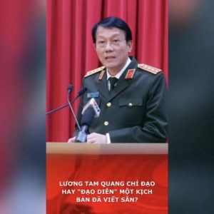 Lương Tam Quang chỉ đạo hay “đạo diễn” một kịch bản đã viết sẵn?