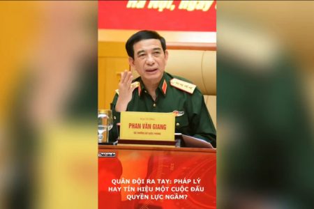 Quân Đội ra tay: Pháp lý hay tín hiệu một cuộc đấu quyền lực ngầm?