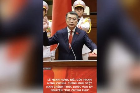 Lê Minh Hưng nối gót Phạm Minh Chính: Chính phủ Việt Nam chính thức bước vào kỷ nguyên “phi chính phủ”.
