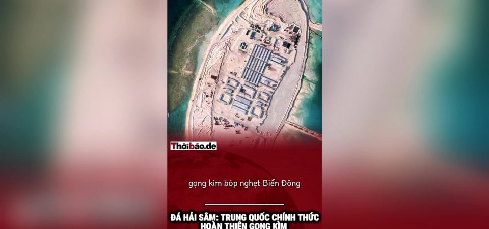 Đá Hải Sâm: Trung Quốc chính thức hoàn thiện gọng kìm bóp nghẹt Biển Đông