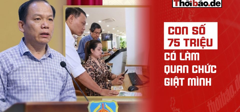 Con số 75 triệu có làm quan chức giật mình