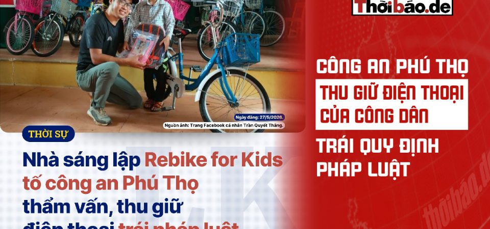 Công an Phú Thọ thu giữ điện thoại của công dân trái quy định pháp luật