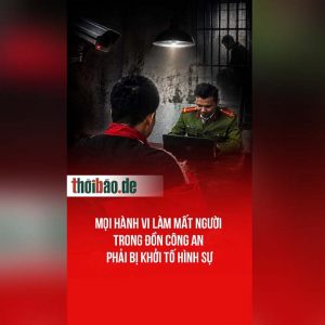 Mọi hành vi làm mất người trong đồn công an phải bị khởi tố hình sự
