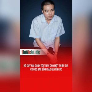 Hồ Duy Hải gánh tội thay cho một thiếu gia có gốc gác đỉnh cao quyền lực