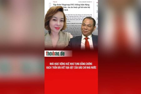 Nhà hoạt động Huệ Như tung bằng chứng vạch trần bài viết bịa đặt của báo chí nhà nước