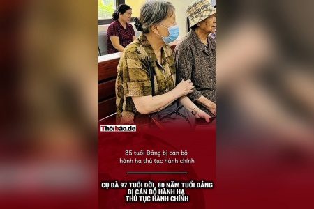 Cụ bà 97 tuổi đời, 80 năm tuổi Đảng bị cán bộ hành hạ thủ tục hành chính
