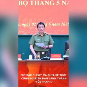 Chỉ bấm „Like“ và chia sẻ thôi cũng đủ biến dân lành thành „Tội phạm“?