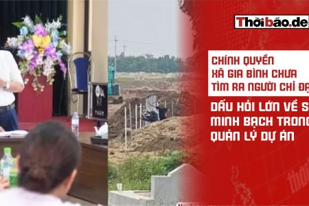 Chính quyền xã Gia Bình chưa tìm ra người chỉ đạo: Dấu hỏi lớn về sự minh bạch trong quản lý dự án