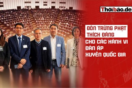 Đòn trừng phạt thích đáng cho các hành vi đàn áp xuyên quốc gia