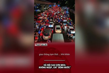 Hà Nội sau cơn mưa: Không ngập, chỉ “dềnh nước”