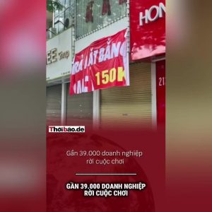 Gần 39.000 doanh nghiệp rời cuộc chơi