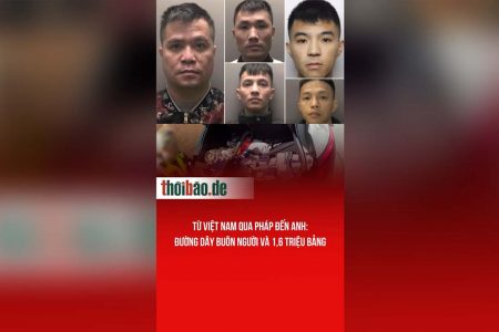 Từ Việt Nam qua Pháp đến Anh: Đường dây buôn người và 1,6 triệu bảng