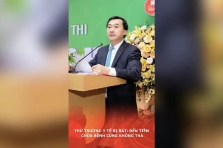 Thứ trưởng y tế bị bắt: Đến tiền chữa bệnh cũng không tha