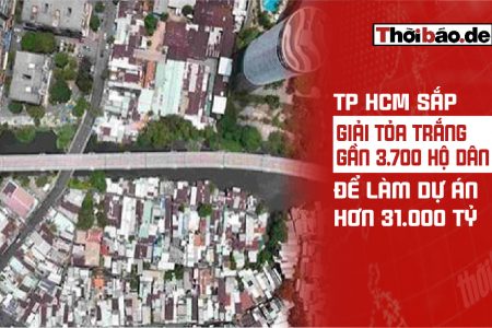 TP HCM sắp giải tỏa trắng gần 3.700 hộ dân để làm dự án hơn 31.000 tỷ