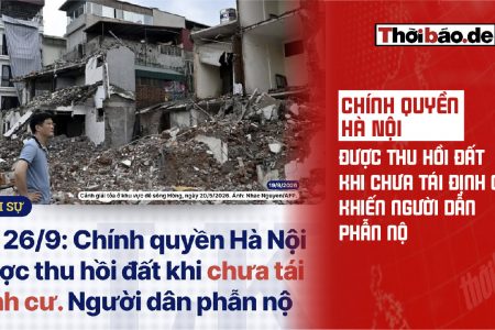 Chính quyền Hà Nội được thu hồi đất khi chưa tái định cư khiến người dẫn phẫn nộ